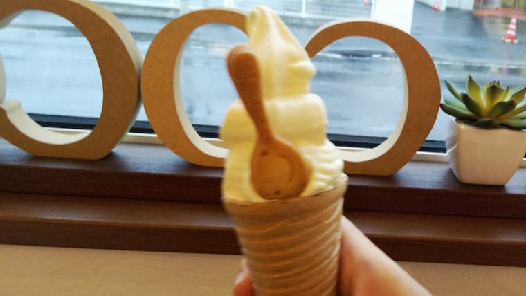 ミルティーココのソフトクリームが可愛いスプーン付きで激ウマ なおこたブログ